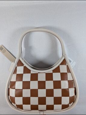 NWT Coach Coachtopia Ergo Tan Checkered Handbag
